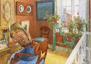 Carl Larsson Writing Letters Spain oil painting artist
